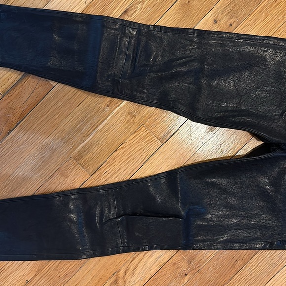 Frame Le Skinny Leather Pants - Picture 8 of 8